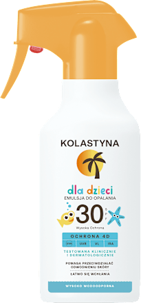 Emulsja do opalania dla dzieci spray SPF 30 Kolastyna Sun