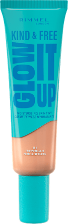 Podkład nawilżający z witaminą E Kind & Free Glow It Up Skin Tint 001 Fair Porcelain RIMMEL LONDON