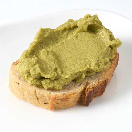 Pasta tartinabilă de hummus cu mazăre dmBio