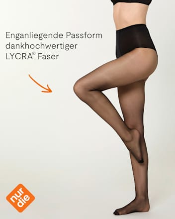 Strumpfhose Seidenfein Shape schwarz Gr. 44/48, 15 DEN nur die