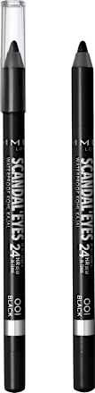 Vodootporna olovka za oči Scandal’Eyes – 001 Black RIMMEL LONDON