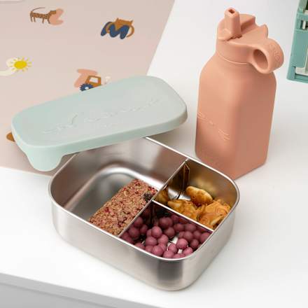 Lunchbox Katze aus Edelstahl, tuscany rose (5,5x17x13,5 cm) LIEWOOD