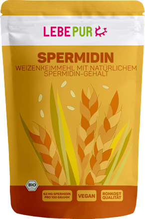Getränkepulver, Spermidin Weizenkeimmehl Lebepur
