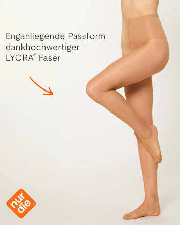 Strumpfhose Seidenfein Shape amber Gr. 44/48, 15 DEN nur die