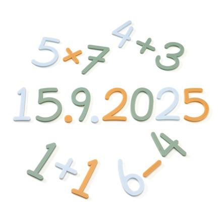 Zahlen aus Acryl zum Rechnen lernen 37tlg dm home