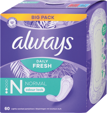 Fresh & Protect slipové vložky Normal always
