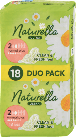 Hygienické vložky s krídelkami Camomile Ultra normal plus Naturella
