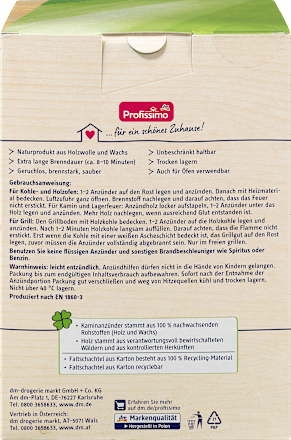 Kamin- und Grillanzünder Profissimo