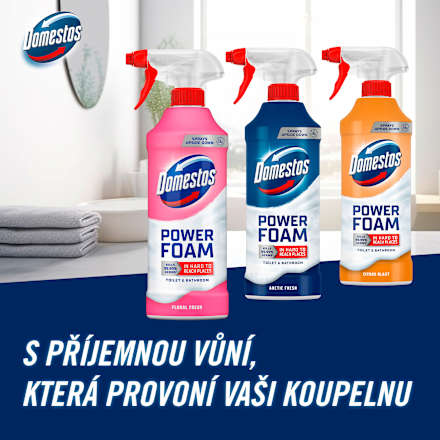 WC pěna ve spreji Power Foam Arctic Fresh Domestos