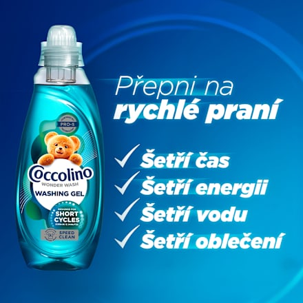 Wonder Wash prací gel Speed Clean Coccolino