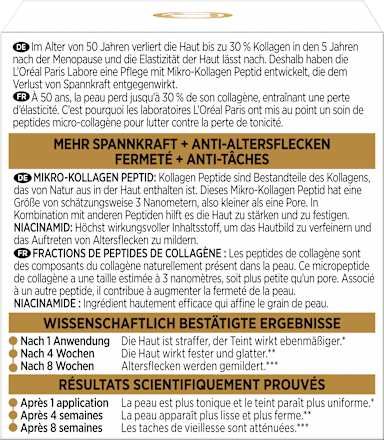 Anti-Aging Feuchtigkeitscreme mit Kollagen Peptid, Kollagen Experte L'ORÉAL PARiS