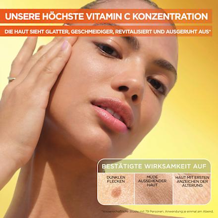 Nachtserum Glow Booster mit Vitamin C & Hyaluronsäure Garnier Skin Active