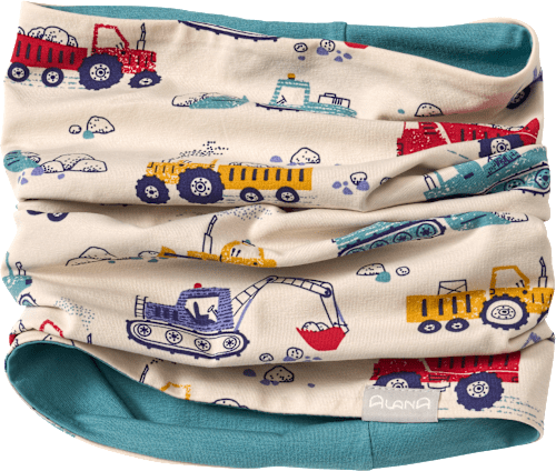 Loop Schal Pro Climate mit Baustellen-Muster, beige ALANA