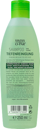 Shampoo Tiefenreinigung Swiss-o-Par