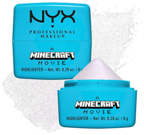 Highlighter A Minecraft Movie Rare Balms Diamond Drip 02 Silver NYX PROFESSIONAL MAKEUP