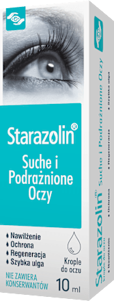 Krople do suchych i podrażnionych oczu  STARAZOLIN