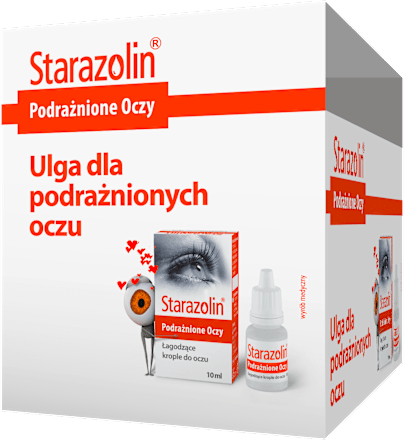 Krople do podrażnionych  STARAZOLIN