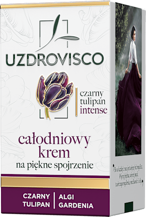 Krem całodniowy na piękne spojrzenie Czarny Tulipan Intense  UZDROVISCO
