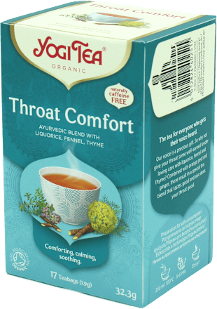 Herbatka na gardło Bio (17 x 1,9 g) YOGI TEA
