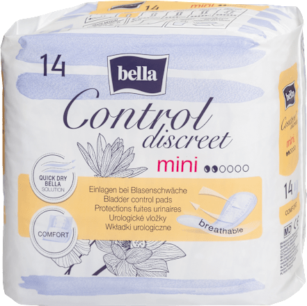 Wkładki urologiczne  Discreet MINI bella