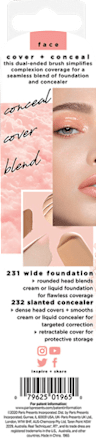 Pinsel Dual Ended Cover + Conceal REAL TECHNIQUES