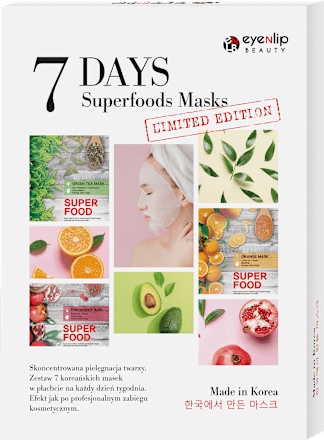 7 Days Superfoods Masks eyenlip
