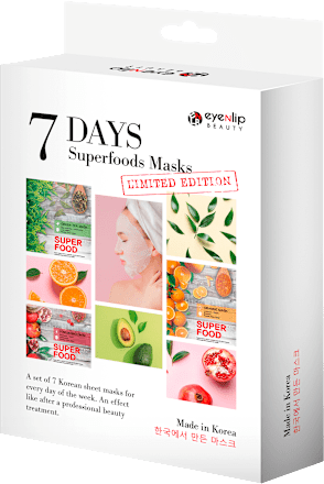 7 Days Superfoods Masks eyenlip