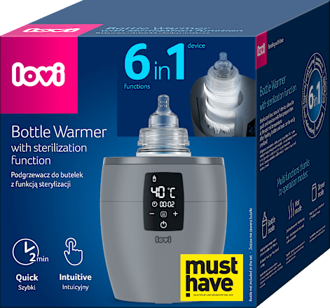 Podgrzewacz do butelek, szary LOVI