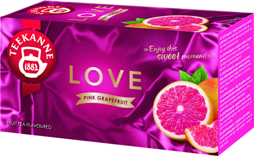 Herbatka owocowa różowy grejpfrut LOVE (20 x 2,25 g) Teekanne