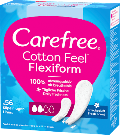 Wkładki Cotton Flexi Form Fresh Carefree