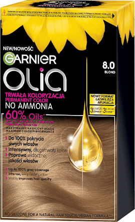 Farba do włosów blond 8.0 GARNIER olia