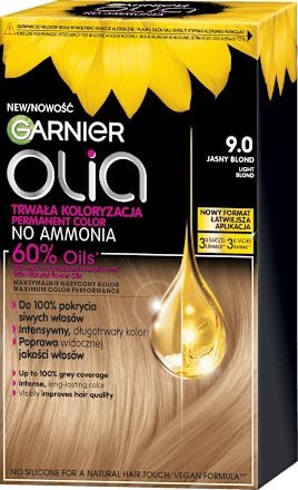 Farba do włosów jasny blond 9.0 GARNIER olia