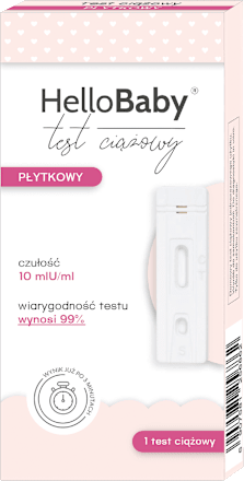 Test ciążowy płytkowy HelloBaby