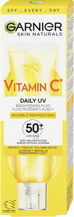 Fluid z witaminą C SPF 50, niewidoczny GARNIER