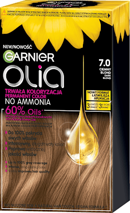 Farba do włosów ciemny blond 7.0 GARNIER olia