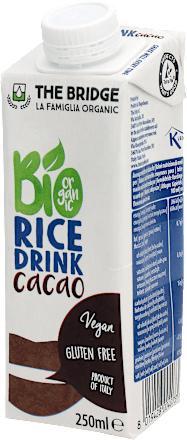 Napój ryżowy o smaku czekoladowym Bio Organic, bezglutenowy The Bridge