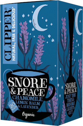 Herbata z melisą i lawendą Snore&Peace Bio (20 x 1,5 g) CLIPPER