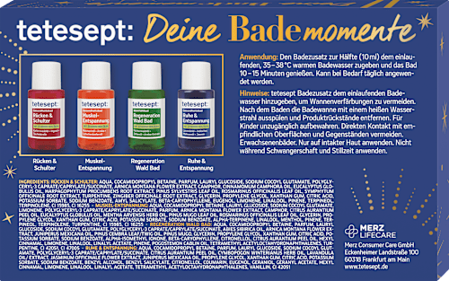 Geschenkset Deine Bademomente 4tlg tetesept