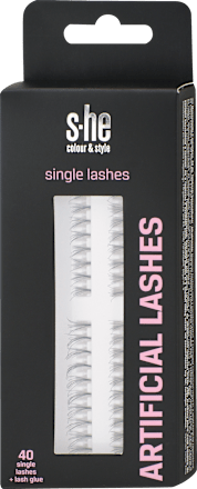 Umelé mihalnice - Single Lashes s-he colour&style