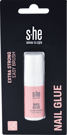Lepidlo na umelé nechty - Extra Stark Easy Brush s-he colour&style
