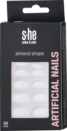 almond shape Veštački nokti s-he colour&style