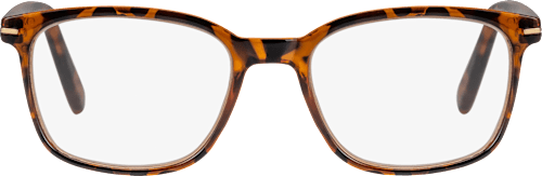 Fertig-Lesebrille demi-braun Vollrand +3,0 VISIOMAX