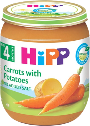 Hipp kašice mrka i krompir 125gr. 4+ HiPP