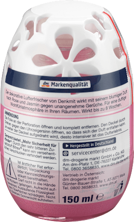 Lufterfrischer Rose&Jasmin  Denkmit