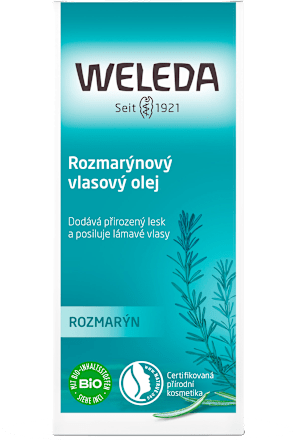 olej na vlasy Rozmarýn WELEDA
