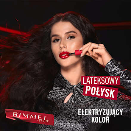 Pomadka lateksowa w płynie z kwasem hialuronowym i witaminą E Thrill Seeker Lip Latex 350 Spicy RIMMEL LONDON