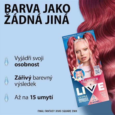 barva na vlasy Ultra Brights 025 Kouřově růžová Schwarzkopf LIVE