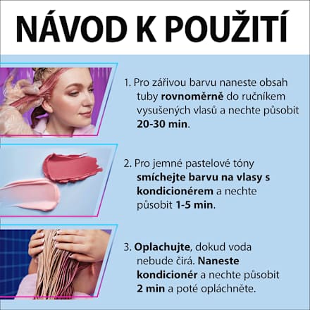 barva na vlasy Ultra Brights 025 Kouřově růžová Schwarzkopf LIVE
