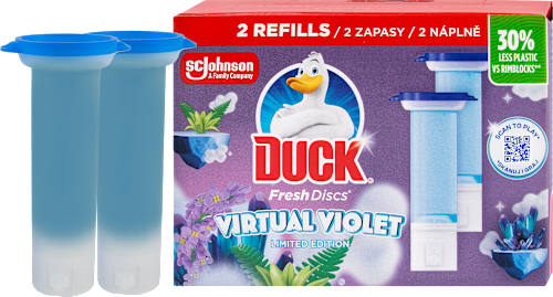Fresh Discs WC čistič Virtual Violet DUCK