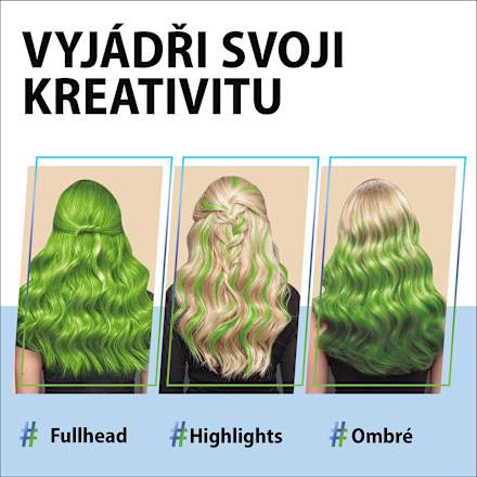 barva na vlasy Ultra Brights 024 Zářivá zelená Schwarzkopf LIVE